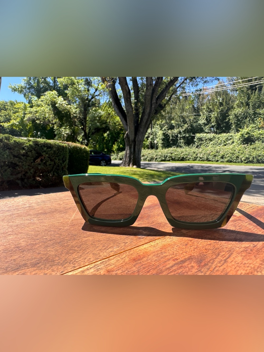 Burberry Green Sunglasses